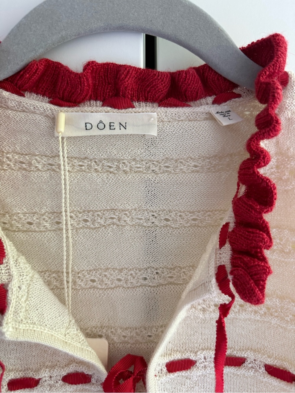 DOEN Cordelie Knit Top NWT - Picture 3 of 6